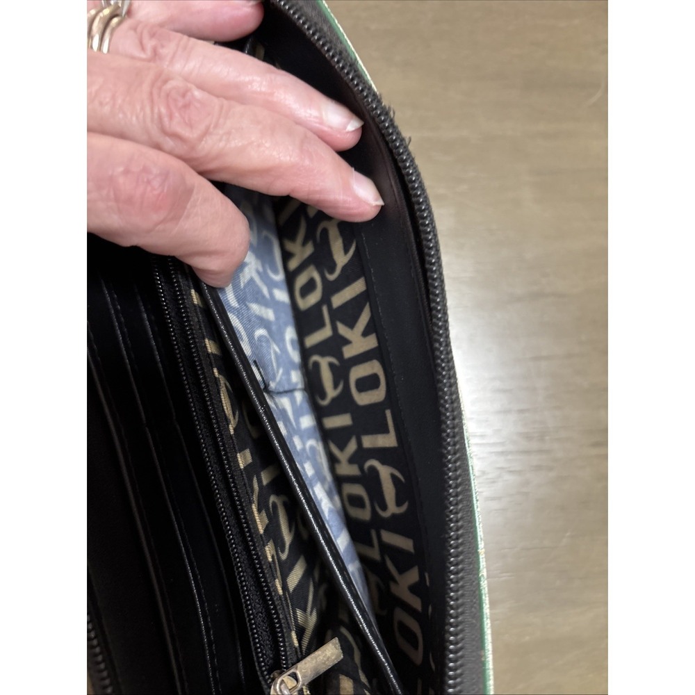 Loungefly Disney Loki Edition Wallet Black and Emerald Green Marvel Cosplay - Picture 6 of 8
